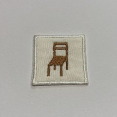 Ovis felvarró 3x3 cm szék