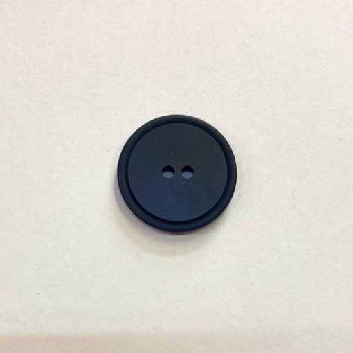 Gomb kétlyukú, 23 mm (36-os), sötétkék
