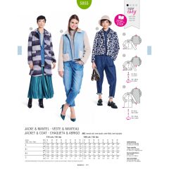 Burda szabásminta - 5855