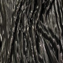 Plisszé foil, fényes fekete