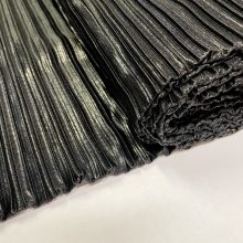 Plisszé foil, fényes fekete
