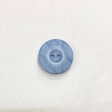 Gomb kétlyukú, 24 mm (38-as), babakék